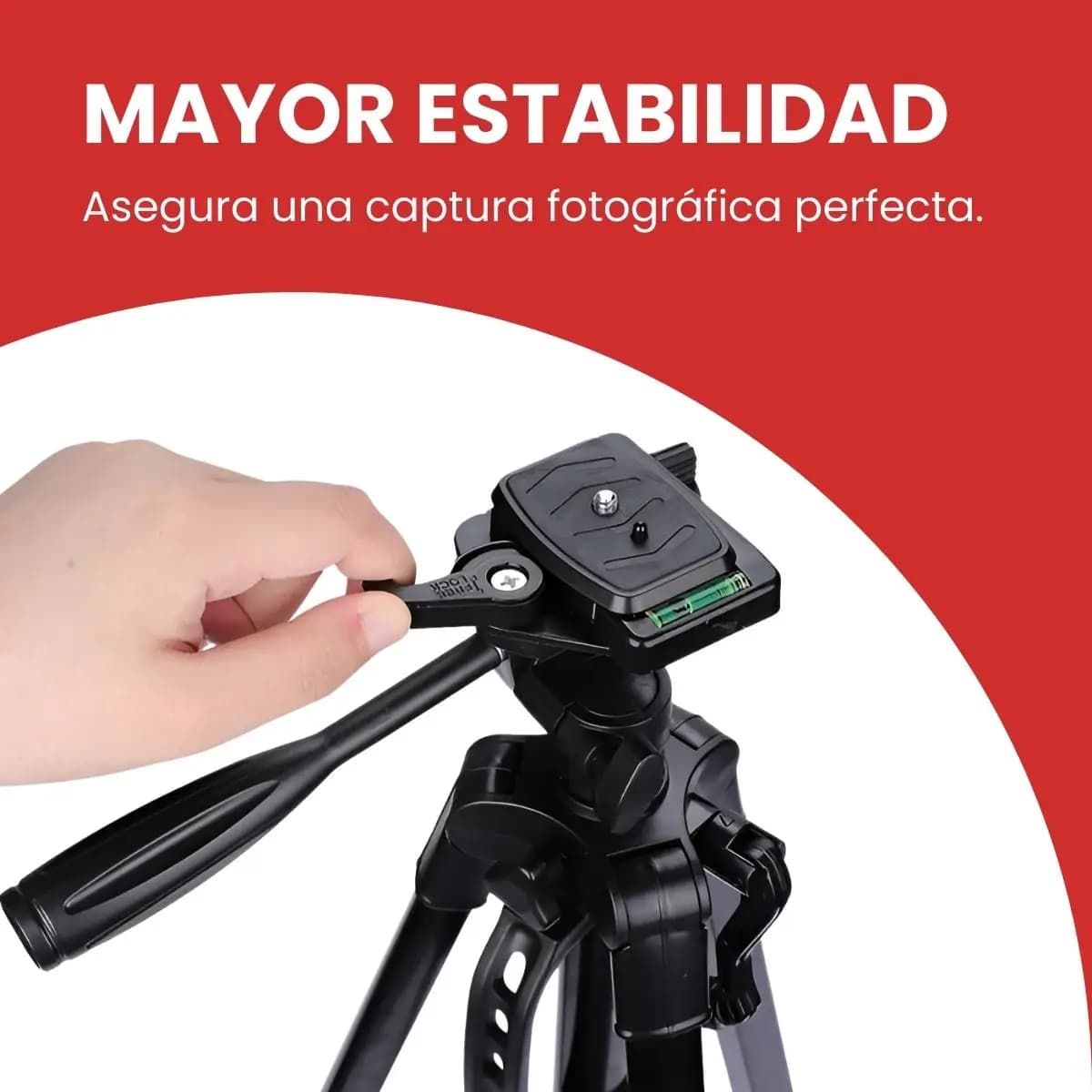 Trípode Profesional Para Cámara, Celular, Video Color Negro — imagen 10