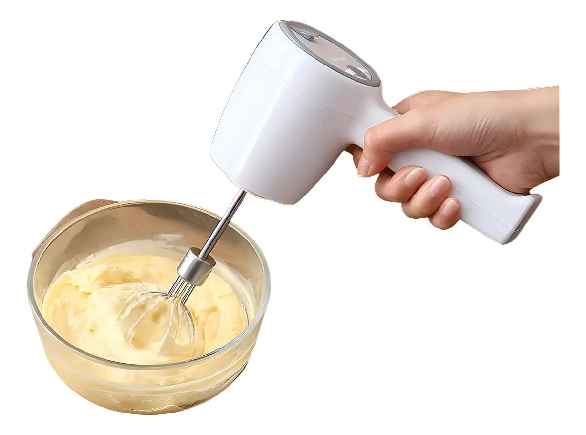 Batidora De Mano Electrica Inalámbrica Recargable Ligera