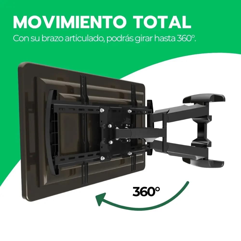 Soporte Tv Profesional 55-85 Acero Reforzado 360° — imagen 8