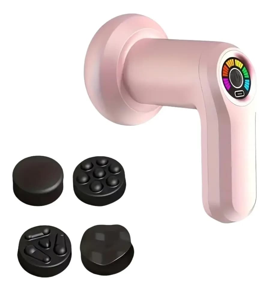 Masajeador Eléctrico Corporal Anticelulítico Rosa