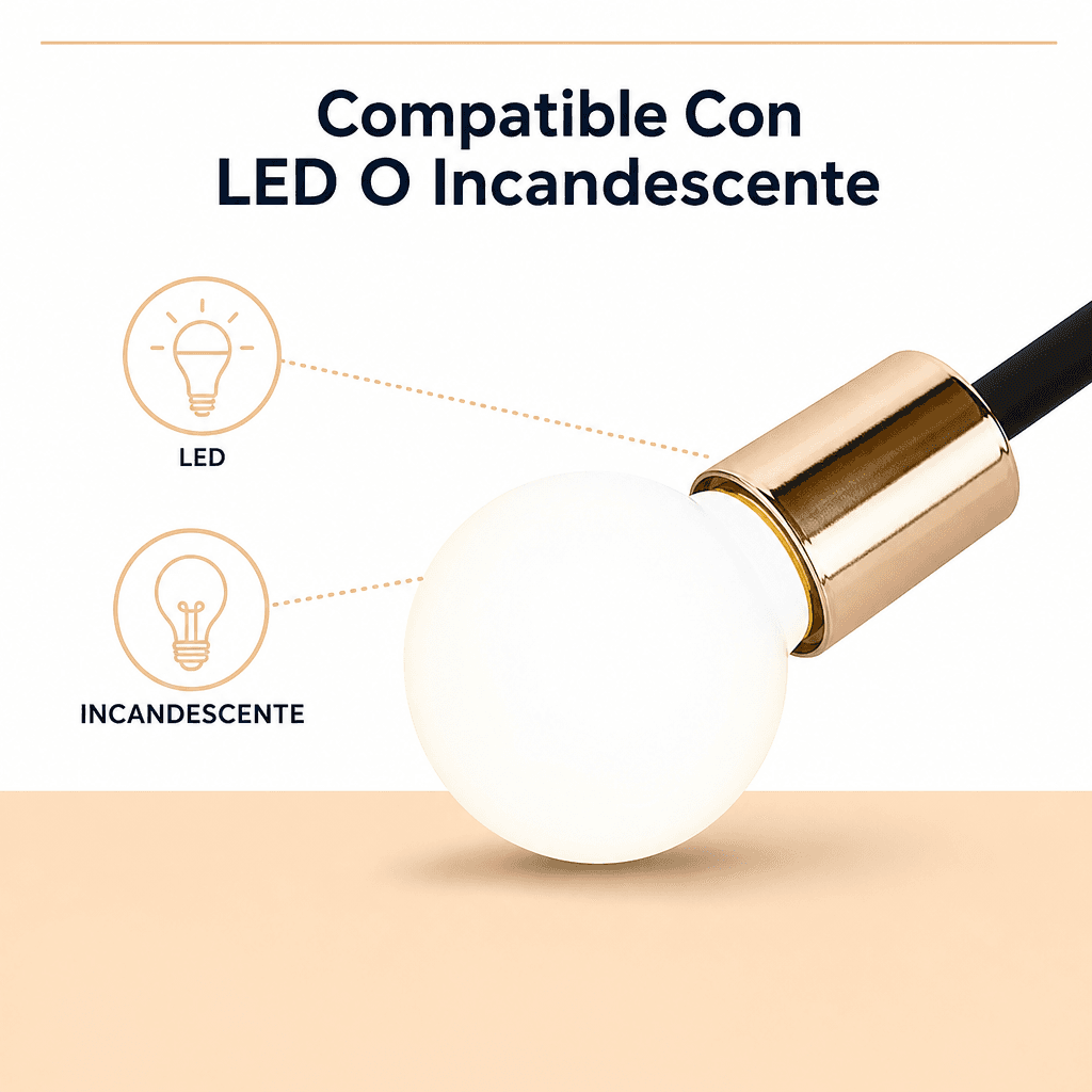 Lámpara De Techo Moderna 6 Luz E27/E26 Lampara Colgantes — imagen 6