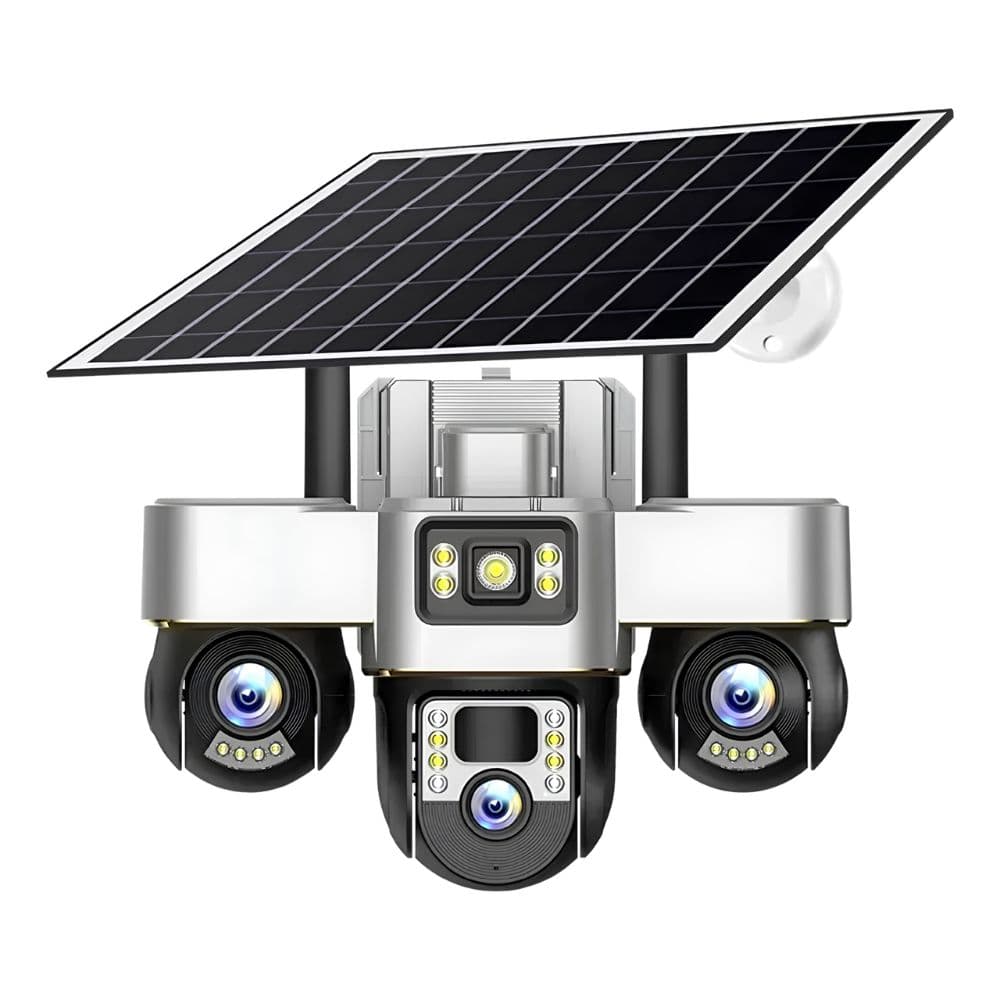 Cámara de Seguridad Solar Triple IP66 Visión Nocturna — imagen 11