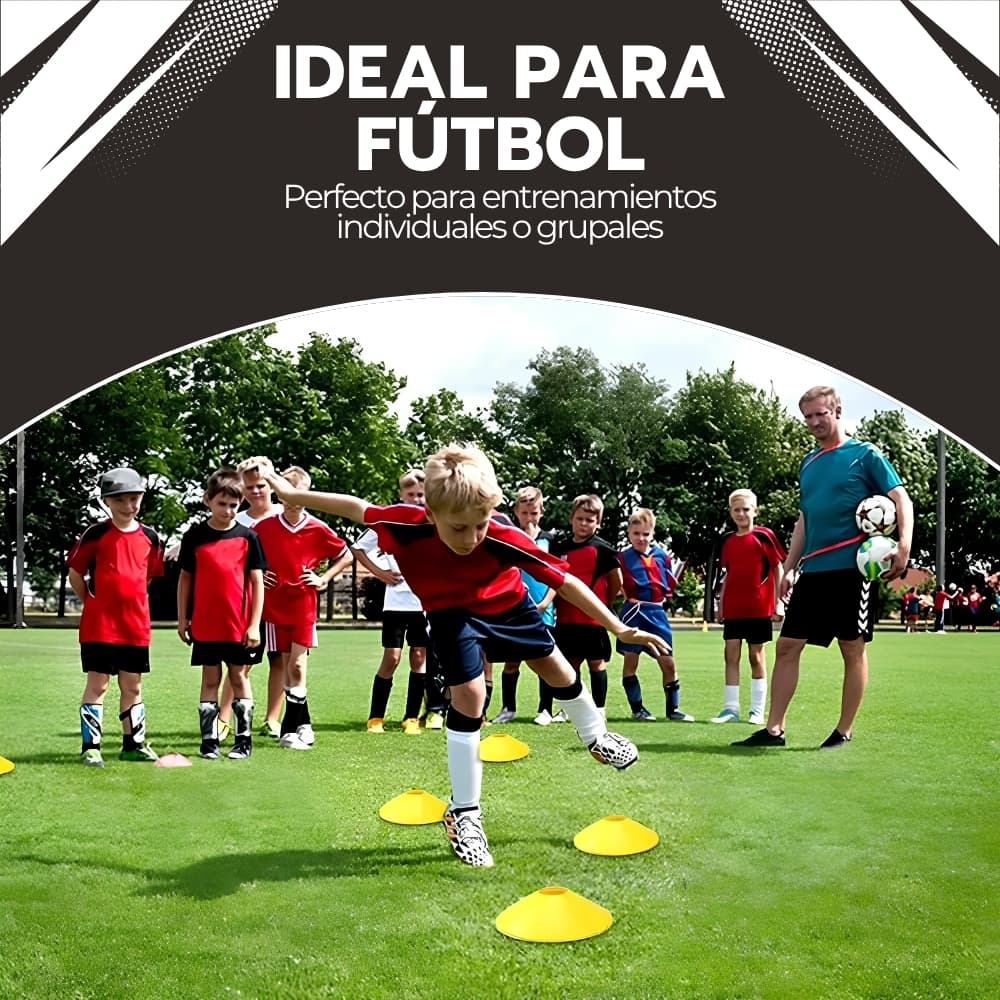 Kit Entrenamiento Agilidad Fútbol con Escalera de Coordinación, Conos y Cuerda de Salto | Equipamiento Deportivo para Velocidad y Resistencia — imagen 5