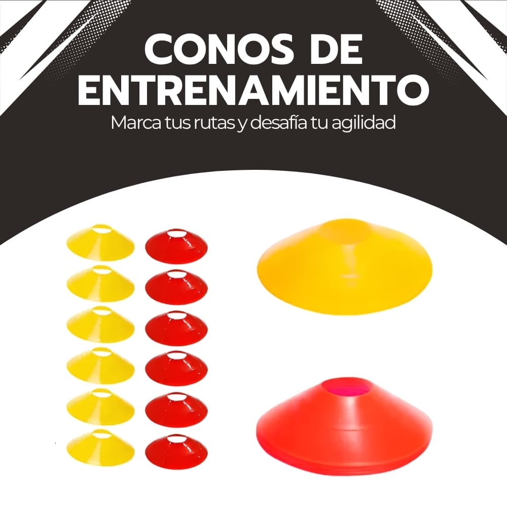 Kit Entrenamiento Agilidad Fútbol con Escalera de Coordinación, Conos y Cuerda de Salto | Equipamiento Deportivo para Velocidad y Resistencia — imagen 8