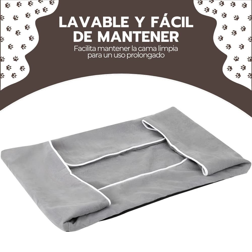 Cama suave antiestrés para perros y gatos 67 x 48 cm | Descanso acogedor para mascotas | Felpa cómoda | Novystor — imagen 8