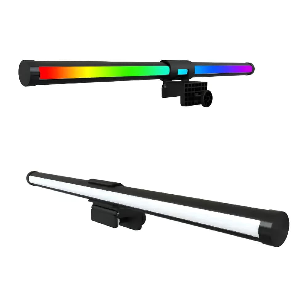Barra de Luz para Monitor LED RGB con Conexión USB-C | Iluminación de Escritorio Ajustable para Reducir Cansancio Visual | Novystor — imagen 12