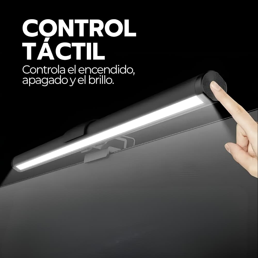 Barra de Luz para Monitor LED RGB con Conexión USB-C | Iluminación de Escritorio Ajustable para Reducir Cansancio Visual | Novystor — imagen 7
