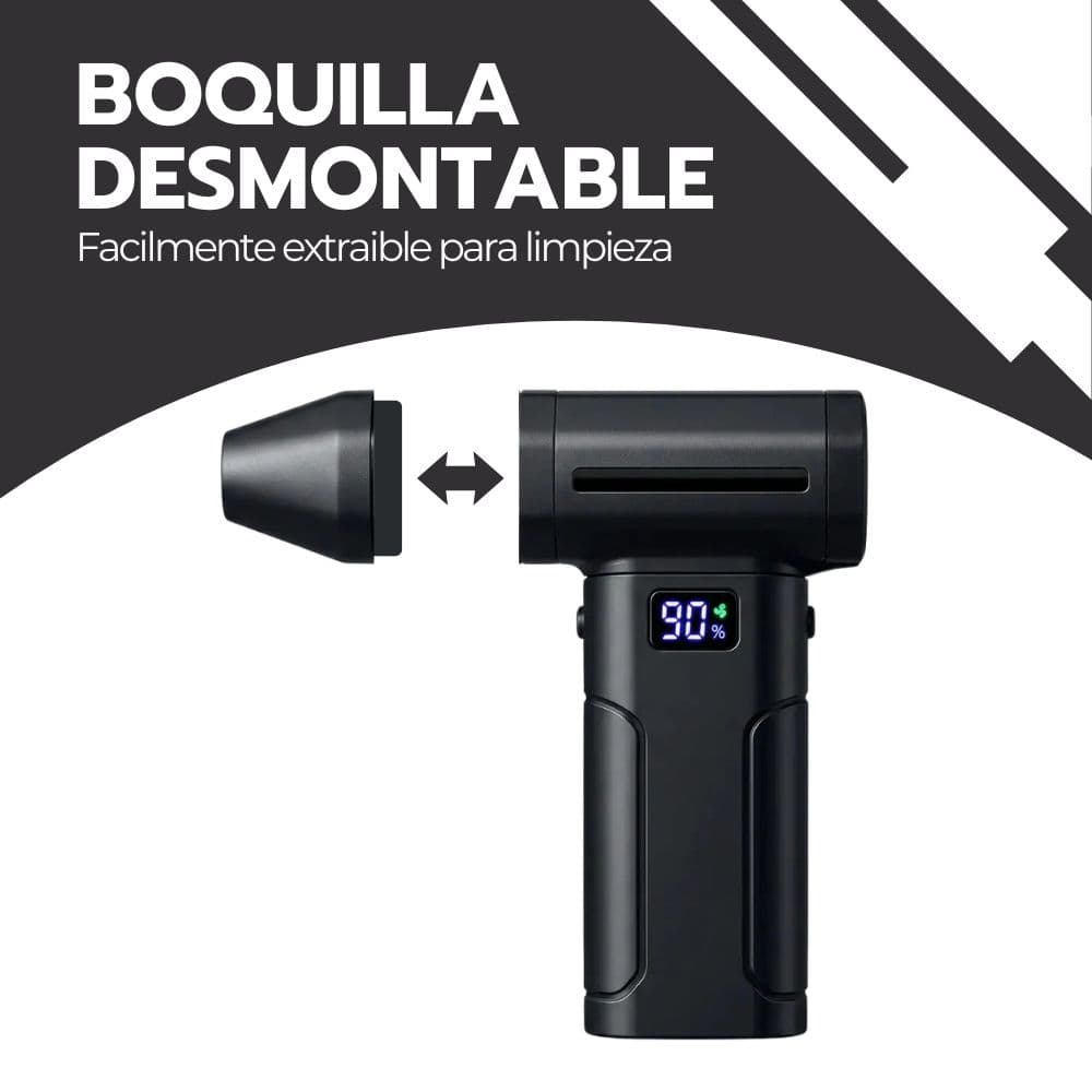 Soplador Limpiador de Aire inalámbrico De 100000 Rpm Negro — imagen 8