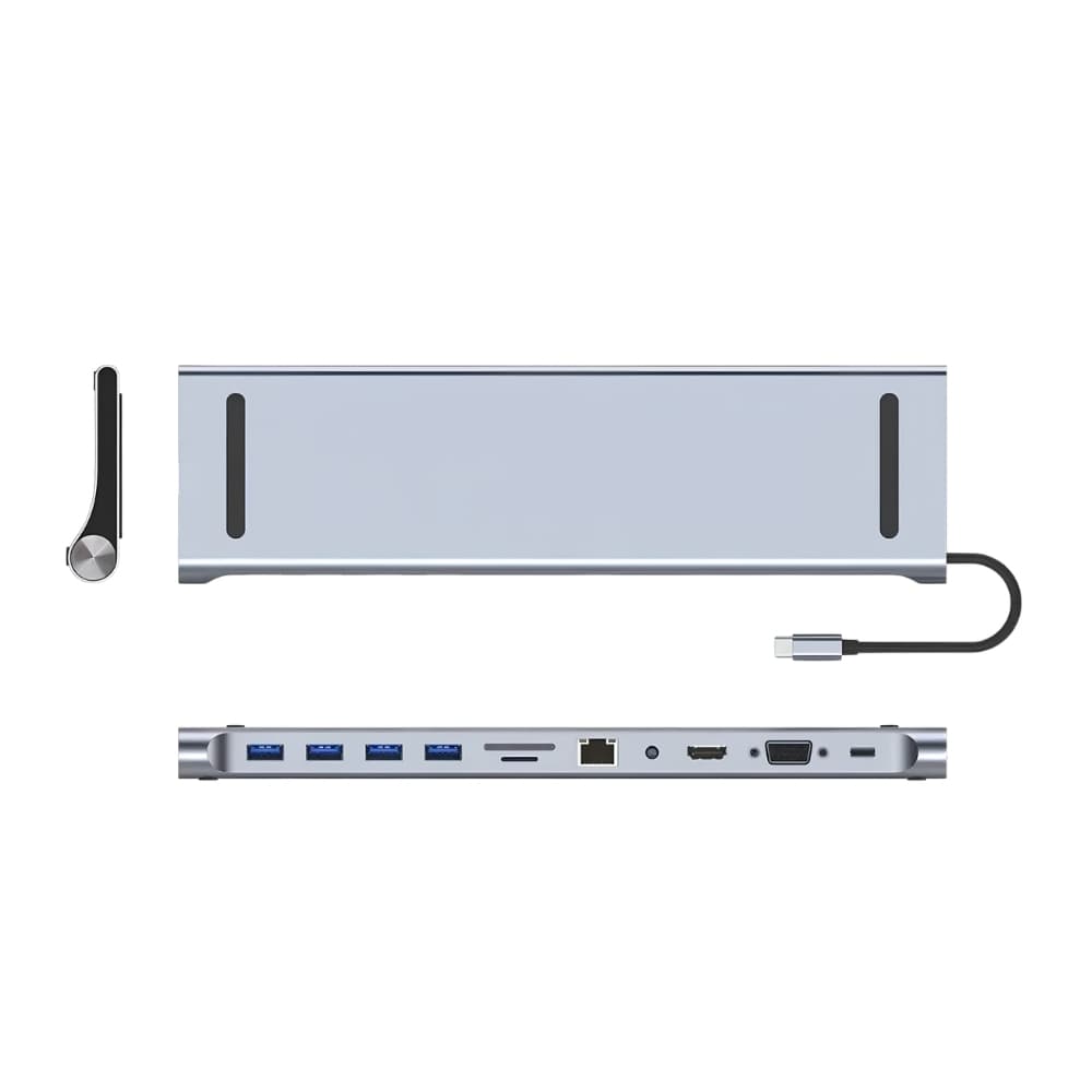 Adaptador 11 En 1 Usb-c Con Hdmi Y Puertos Usb para PC — imagen 2