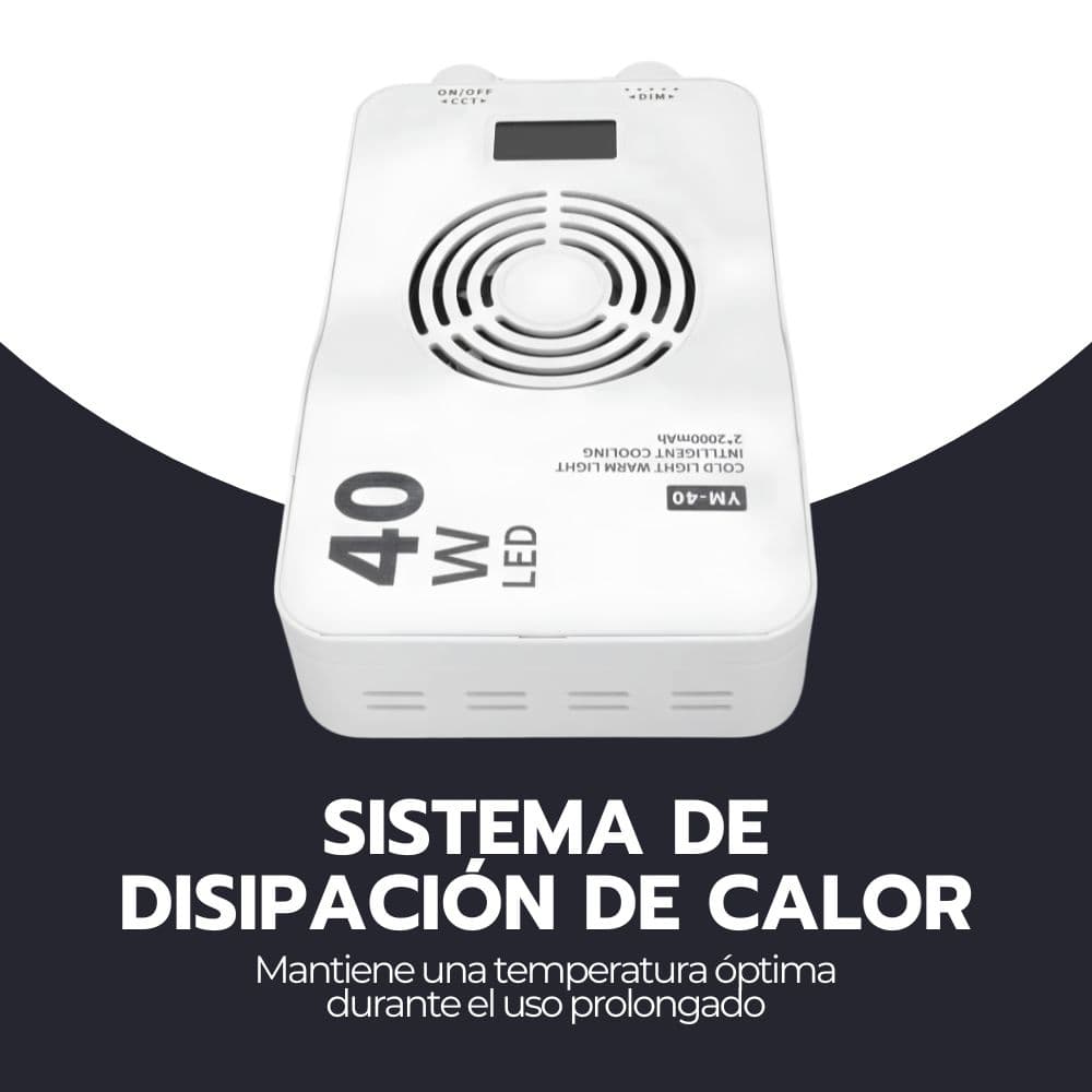 Luz De Video Portátil De 40w Iluminación Fotografía Pro — imagen 6