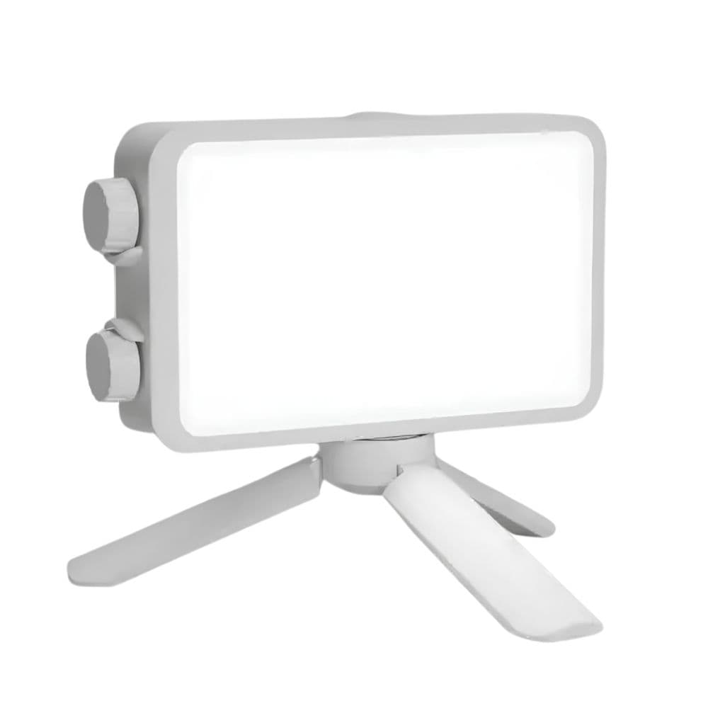 Luz de Video Portátil 40W Recargable | Brillo Regulable y Temperatura de Color Ajustable | Iluminación Profesional para Fotografía y Streaming