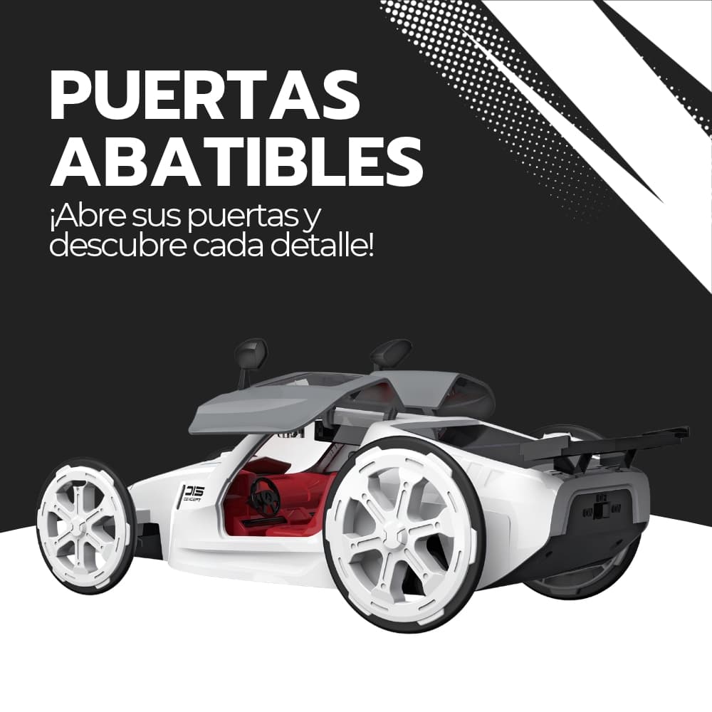 Auto a panel solar armable educativo STEM con doble alimentación solar y batería para aprender energía renovable | Novystor — imagen 9