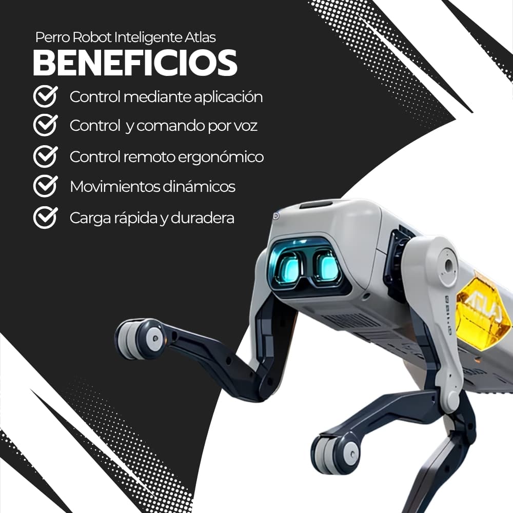 Perro Robot Inteligente Atlas Control Por App Y Voz Con IA — imagen 4