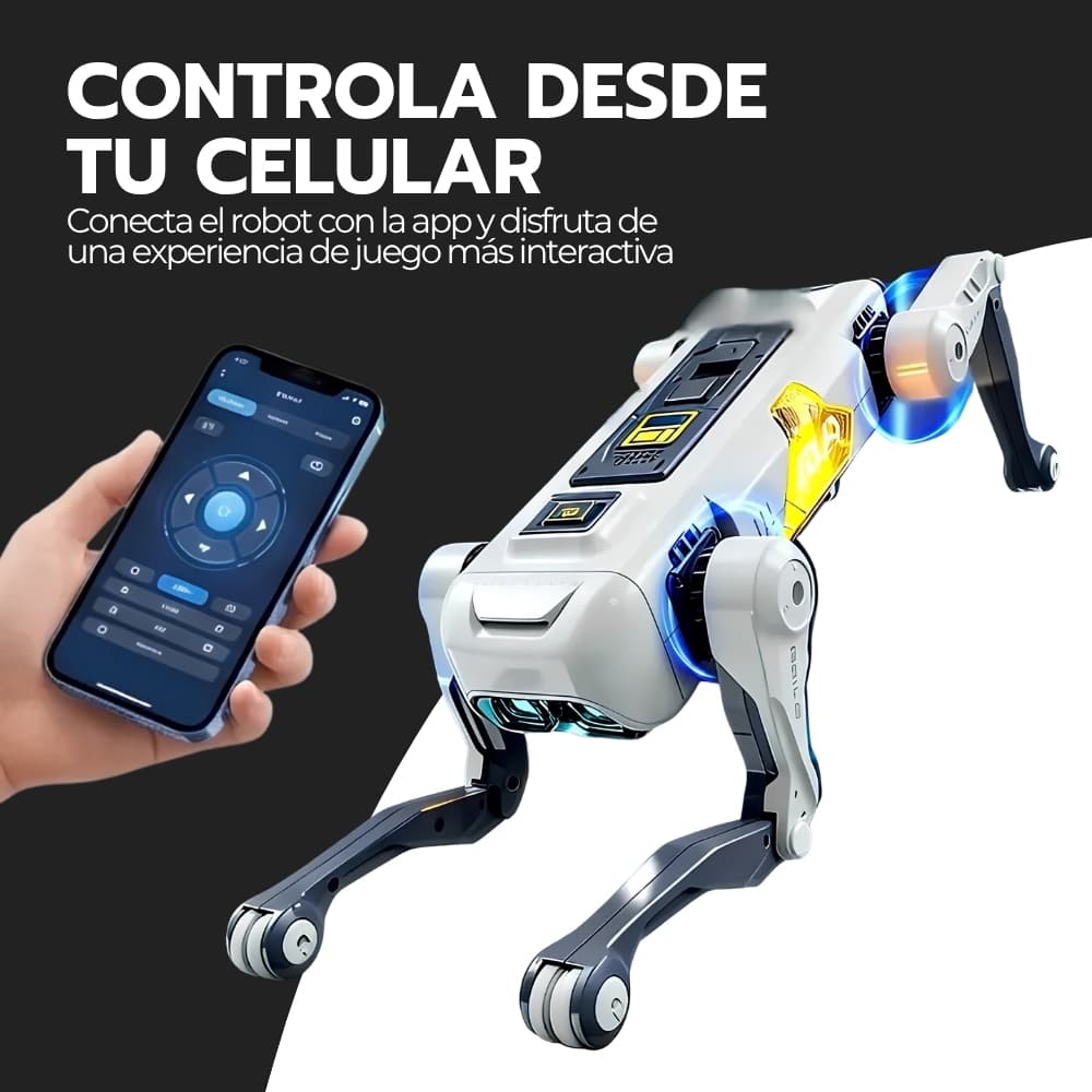 Perro Robot Inteligente Atlas Control Por App Y Voz Con IA — imagen 8