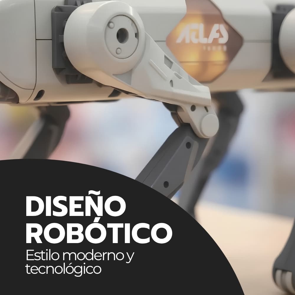 Perro Robot Inteligente Atlas Control Por App Y Voz Con IA — imagen 10