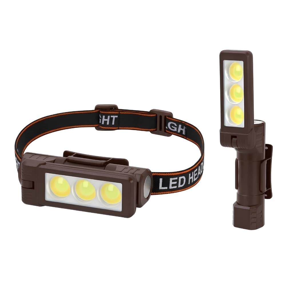Linterna de Trabajo Recargable 20W LED con Imán y Pinza | Correa Ajustable para Cabeza | Uso Profesional y Camping | Novystor — imagen 12