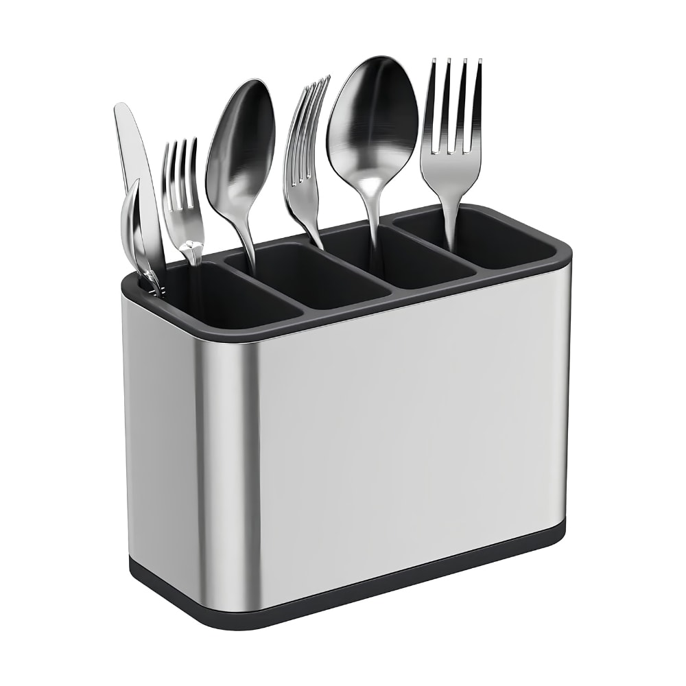 Organizador de Cubiertos Escurridor Cocina Acero Inoxidable