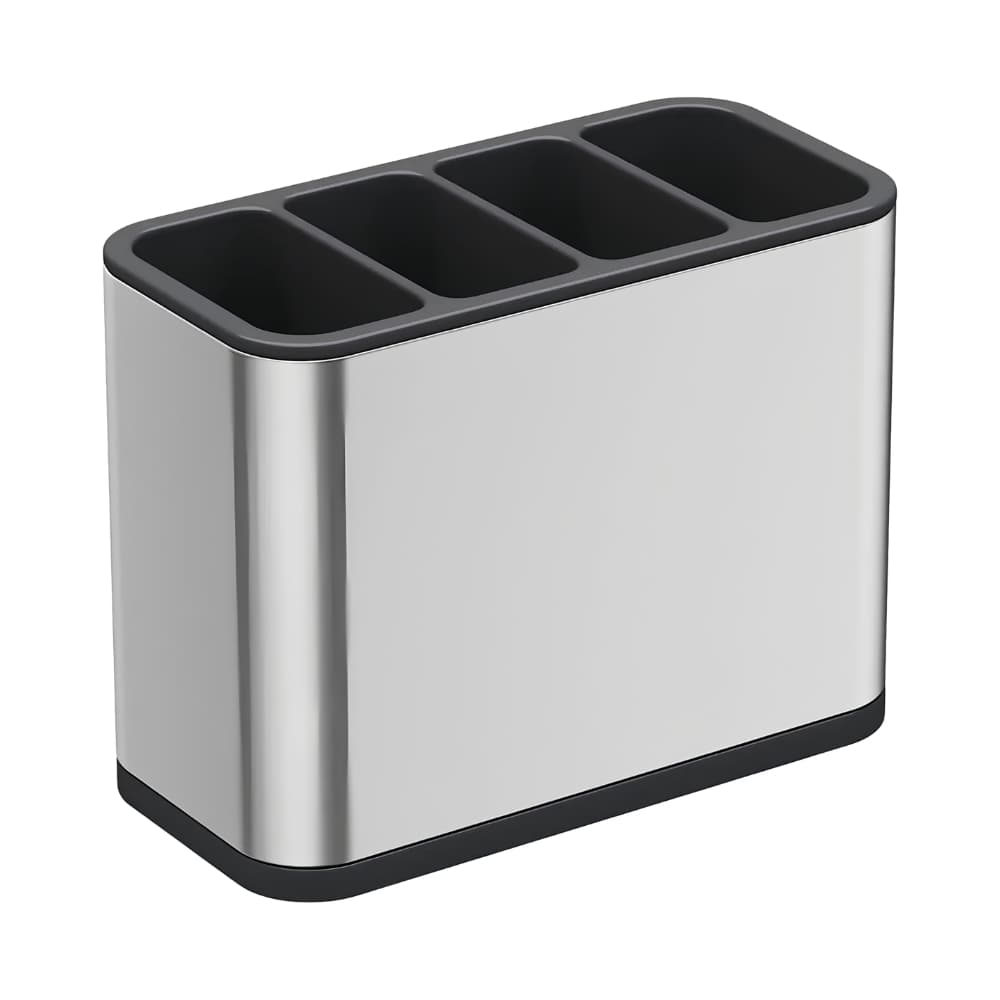 Organizador de Cubiertos Escurridor Cocina Acero Inoxidable — imagen 2