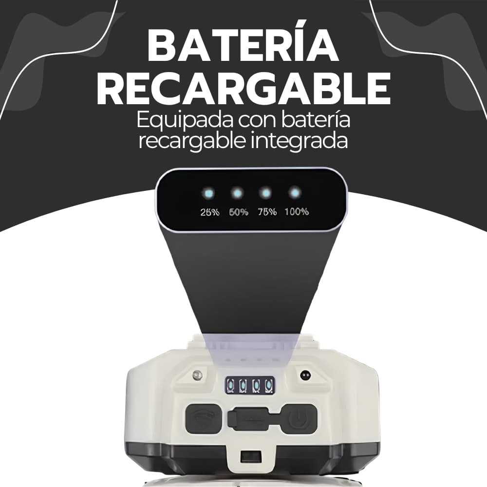 Linterna de Cabeza Recargable 600 Lúmenes | 3 Modos de Luz y Zoom Ajustable | 6 Horas de Duración con Batería | Resistente al Agua | Novystor — imagen 5