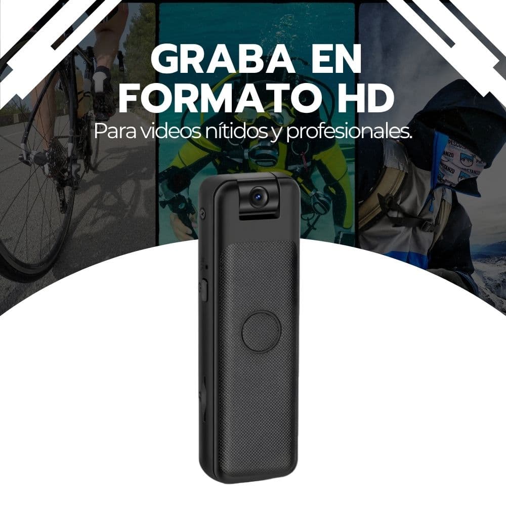 Cámara de Video Portátil M8 HD WiFi con Clip – Grabadora Compacta para Monitoreo Remoto y Transmisión en Directo | Novystor — imagen 5