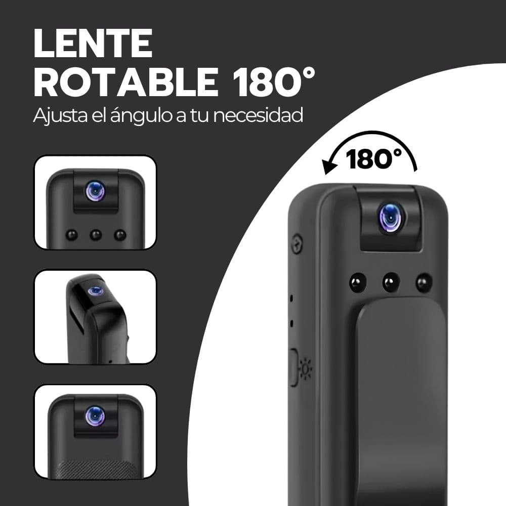 Cámara de Video Portátil M8 HD WiFi con Clip – Grabadora Compacta para Monitoreo Remoto y Transmisión en Directo | Novystor — imagen 8