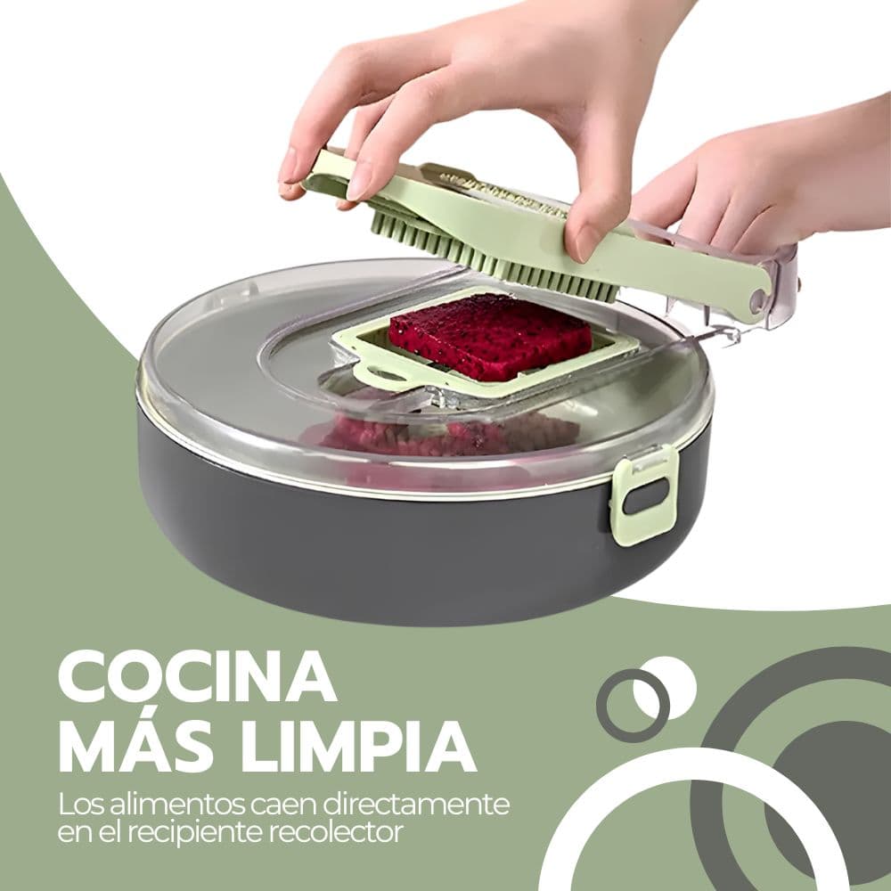 Picadora De Verduras 9 en 1 Cortador Multifuncional — imagen 8