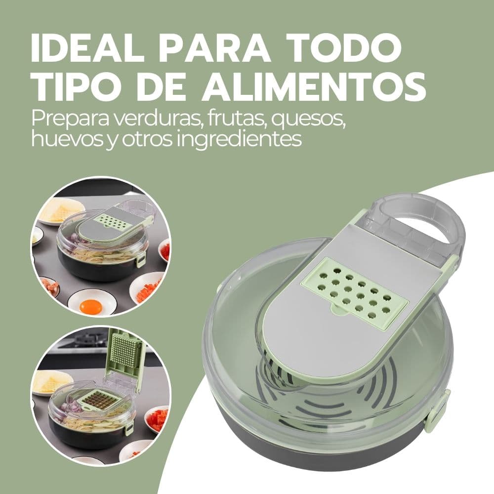 Picadora De Verduras 9 en 1 Cortador Multifuncional — imagen 9