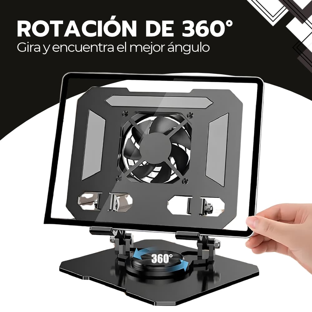 Soporte League of Legends | Base de Refrigeración Elevador para Laptop y Tablet con Ajuste de Inclinación y Rotación Metálica | Novystor — imagen 6