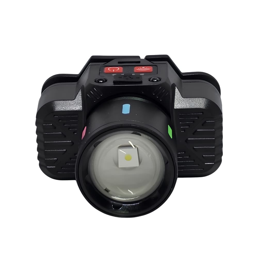 Linterna de Cabeza Recargable LED con Zoom y Puerto USB | Compacta para Manos Libres en Camping, Trabajos Nocturnos y Reparaciones | Novystor — imagen 12