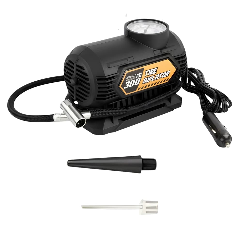 Compresor de Aire para Auto Portátil 12V | Inflador de Neumáticos 120 PSI con Manómetro y Accesorios | Compacto para Vehículo | Novystor — imagen 12