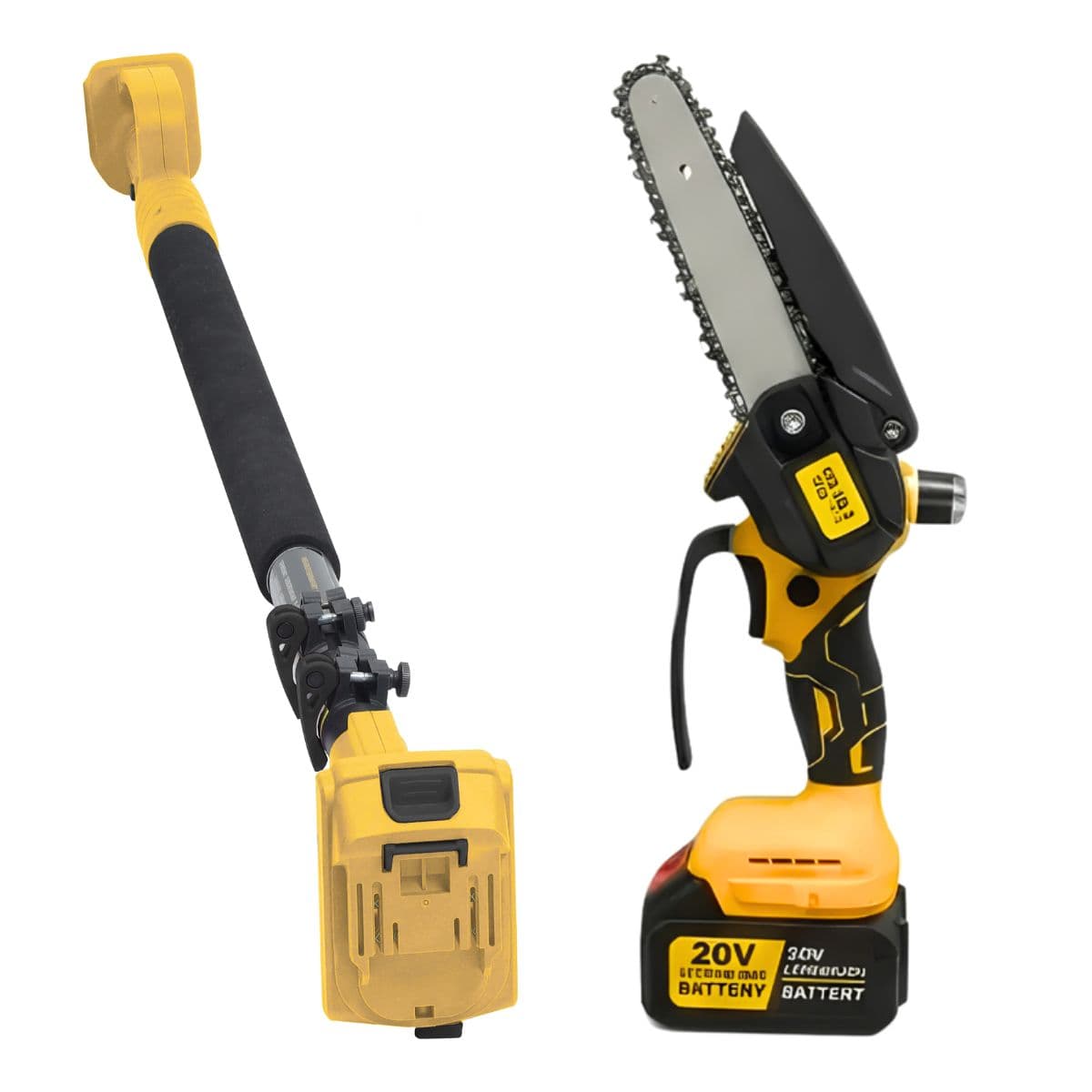 Herramienta Multifuncional Inalámbrica 5 en 1 para Jardinería | Kit con Motosierra, Orilladora y Soplador | Incluye 2 Baterías y Cargador | Novystor — imagen 12