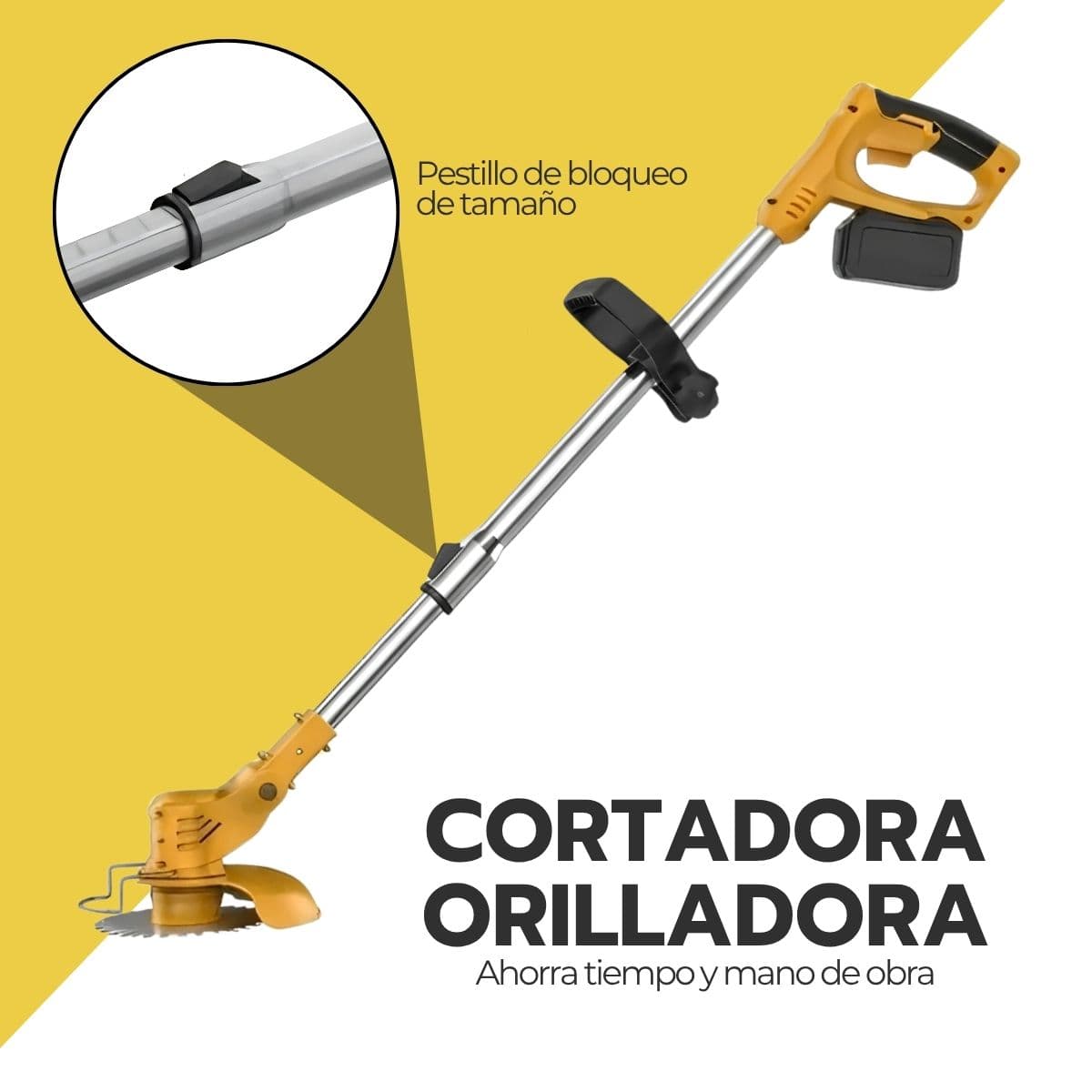 Herramienta Multifuncional Inalámbrica 5 en 1 para Jardinería | Kit con Motosierra, Orilladora y Soplador | Incluye 2 Baterías y Cargador | Novystor — imagen 9