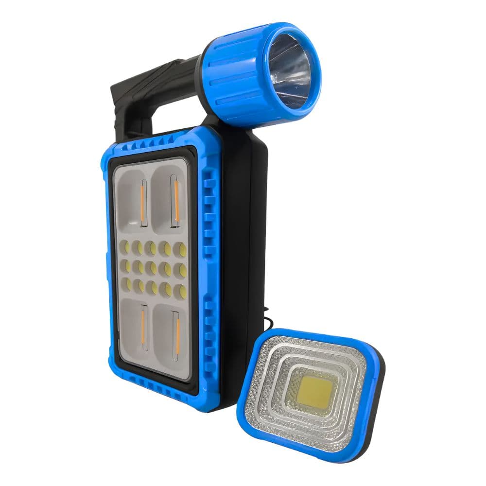 Linterna Farol LED Recargable Panel Solar Camping 5 en 1 — imagen 11