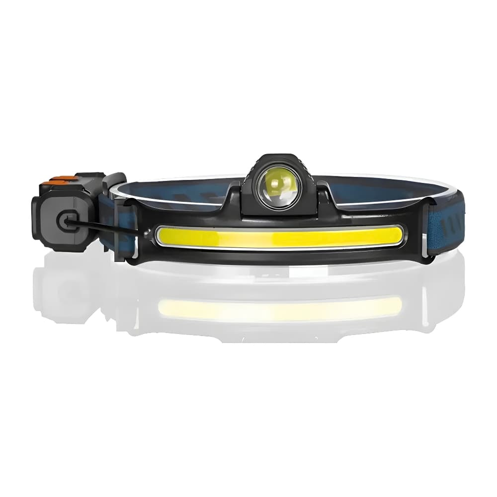 Linterna de Cabeza Recargable 5000lm W678 | Luz Fría LED Manos Libres para Camping, Ciclismo y Minería | Novystor — imagen 2
