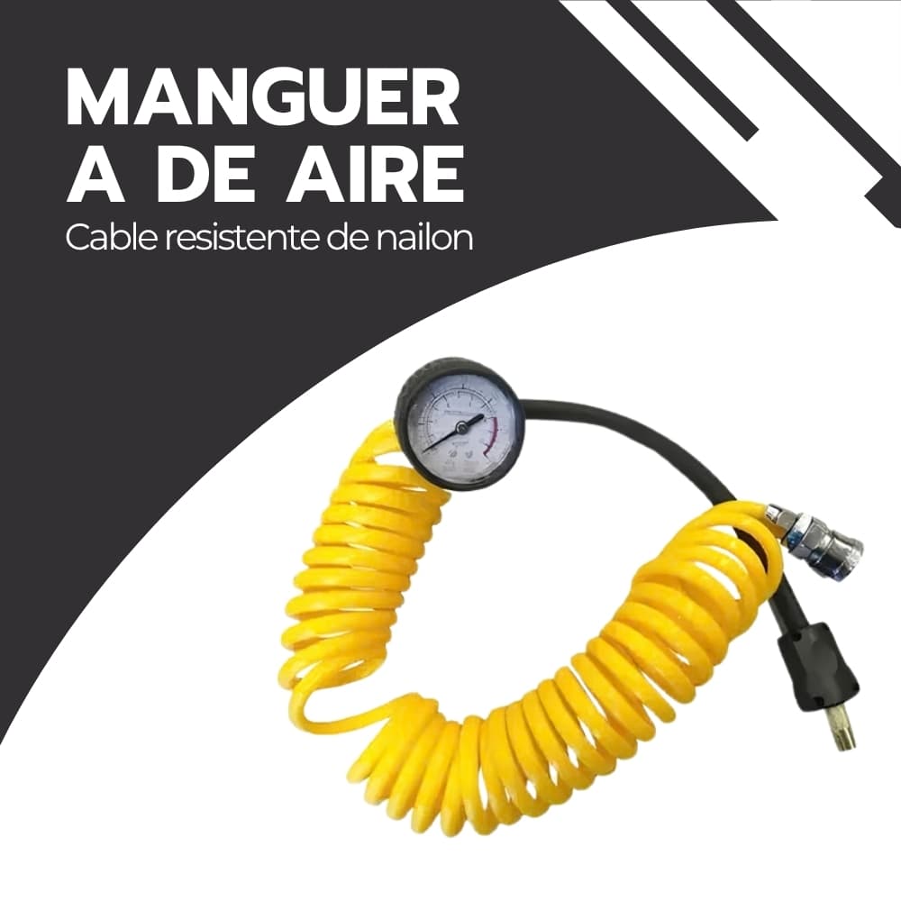 Compresor de Aire para Neumáticos 2 Cilindros 12V 150 PSI | Inflador Portátil con Manómetro y 3 Boquillas | Novystor — imagen 5
