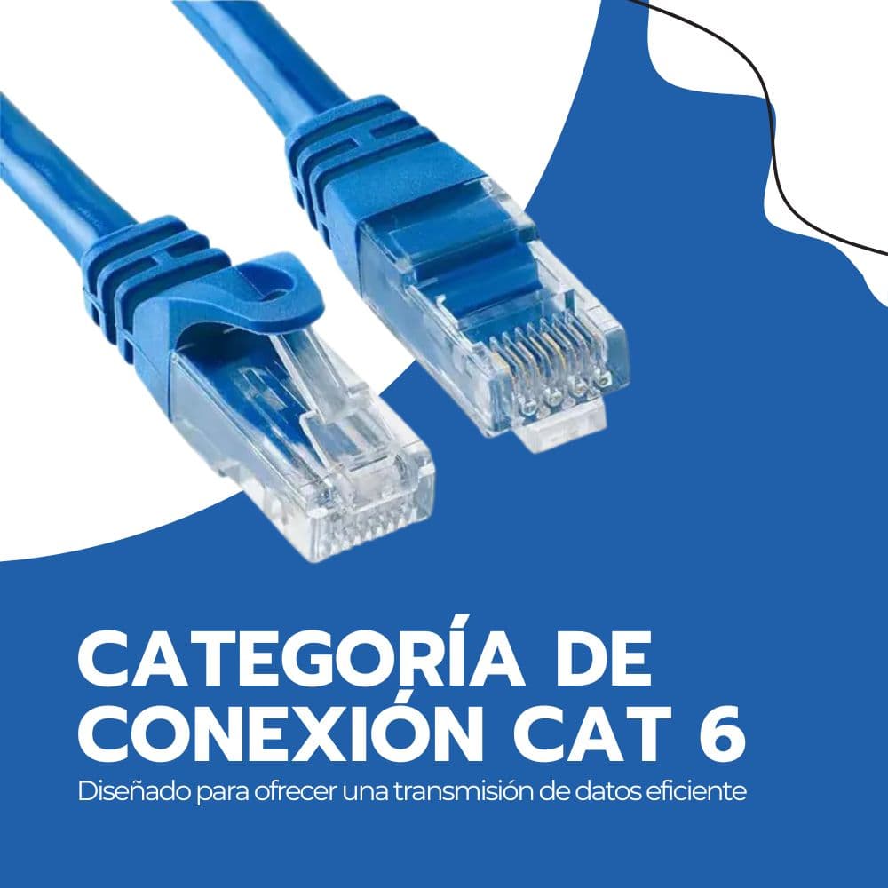 Cable de Red Cat 6 100 Metros Internet Alta Velocidad — imagen 5