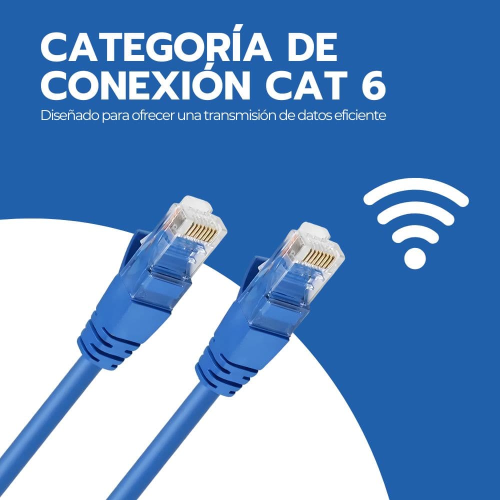 Cable de Red Cat 6 100 Metros Internet Alta Velocidad — imagen 6