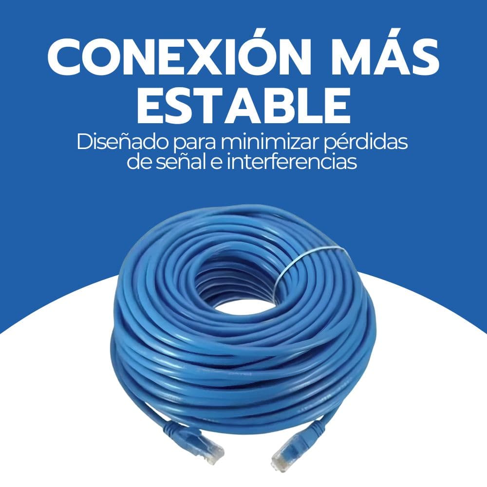 Cable de Red Cat 6 100 Metros Internet Alta Velocidad — imagen 10