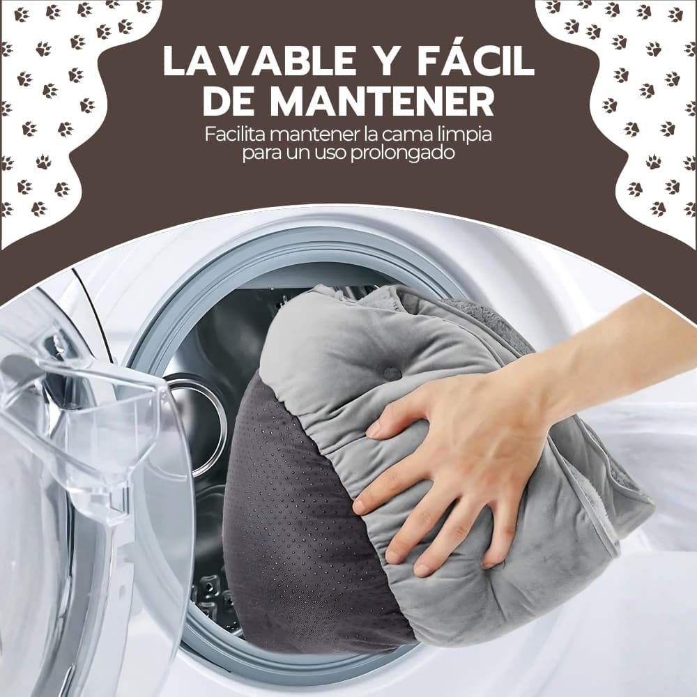 Cama antiestrés para perros y gatos | Ultrasuave y acogedora para descanso profundo | Mascotas pequeñas y grandes | Novystor — imagen 8