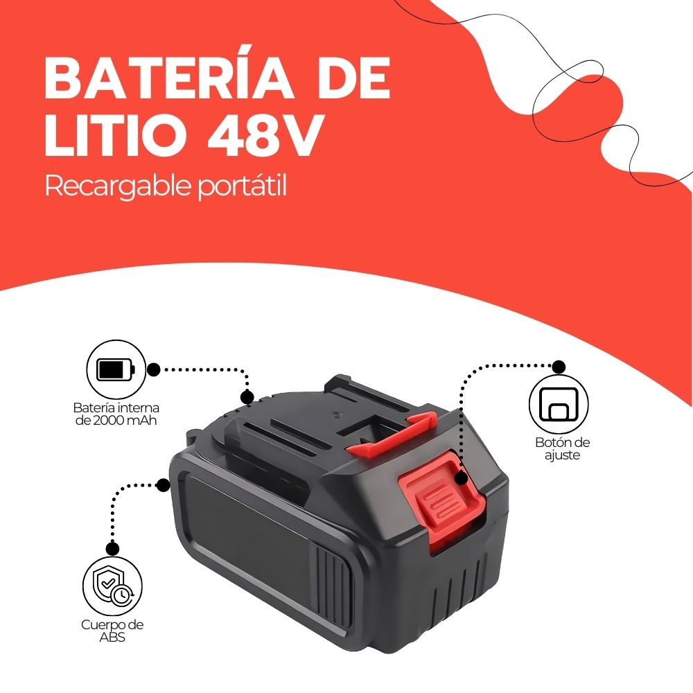 Batería 48v Litio Ion Industrial Ion Lithium Recargable