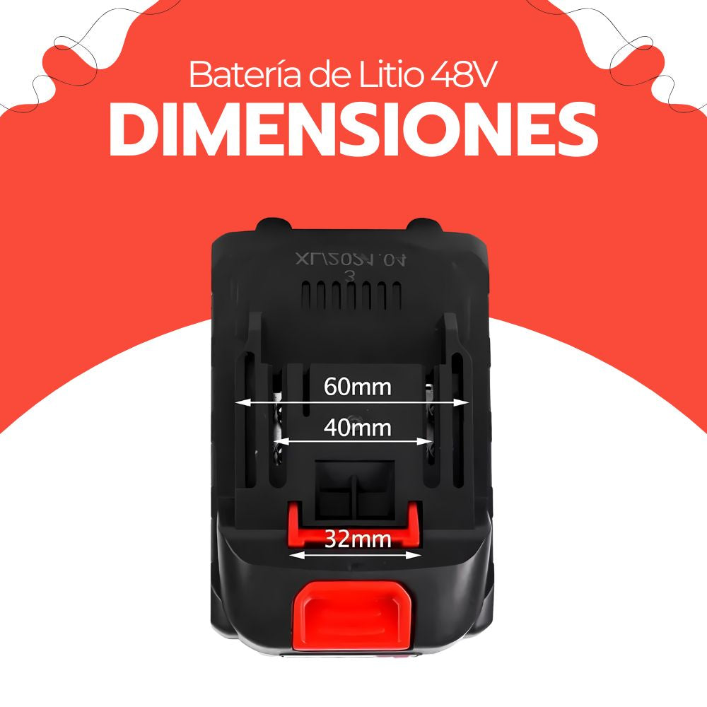 Batería 48v Litio Ion Industrial Ion Lithium Recargable