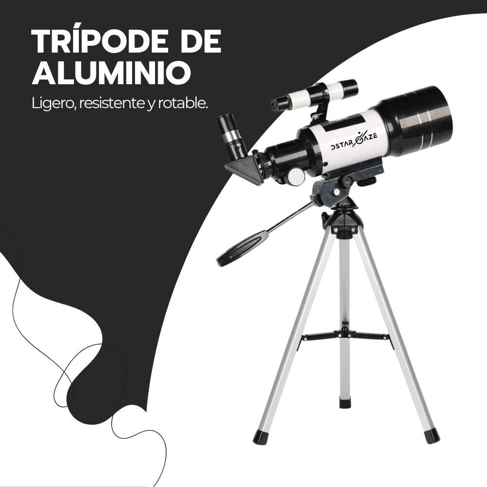 Telescopio Astronómico Profesional Monocular F30070m