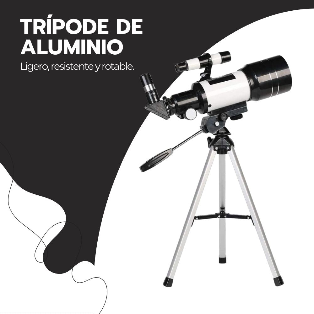 Telescopio Astronómico Profesional Monocular F30070m