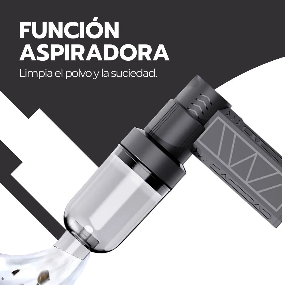 Aspirador Soplador de Aire inalámbrico De 130000 Rpm Negro
