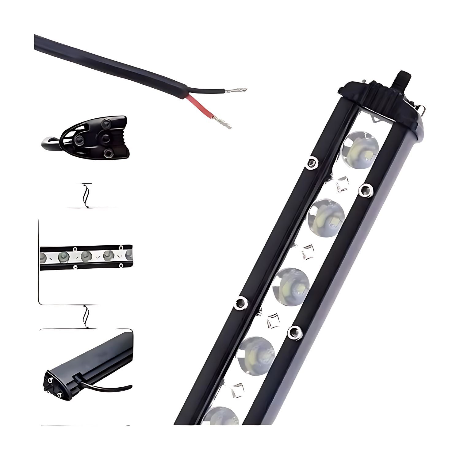 Pack X2 Barra Led Neblinero 72w para Auto 4x4 - 65 Cm