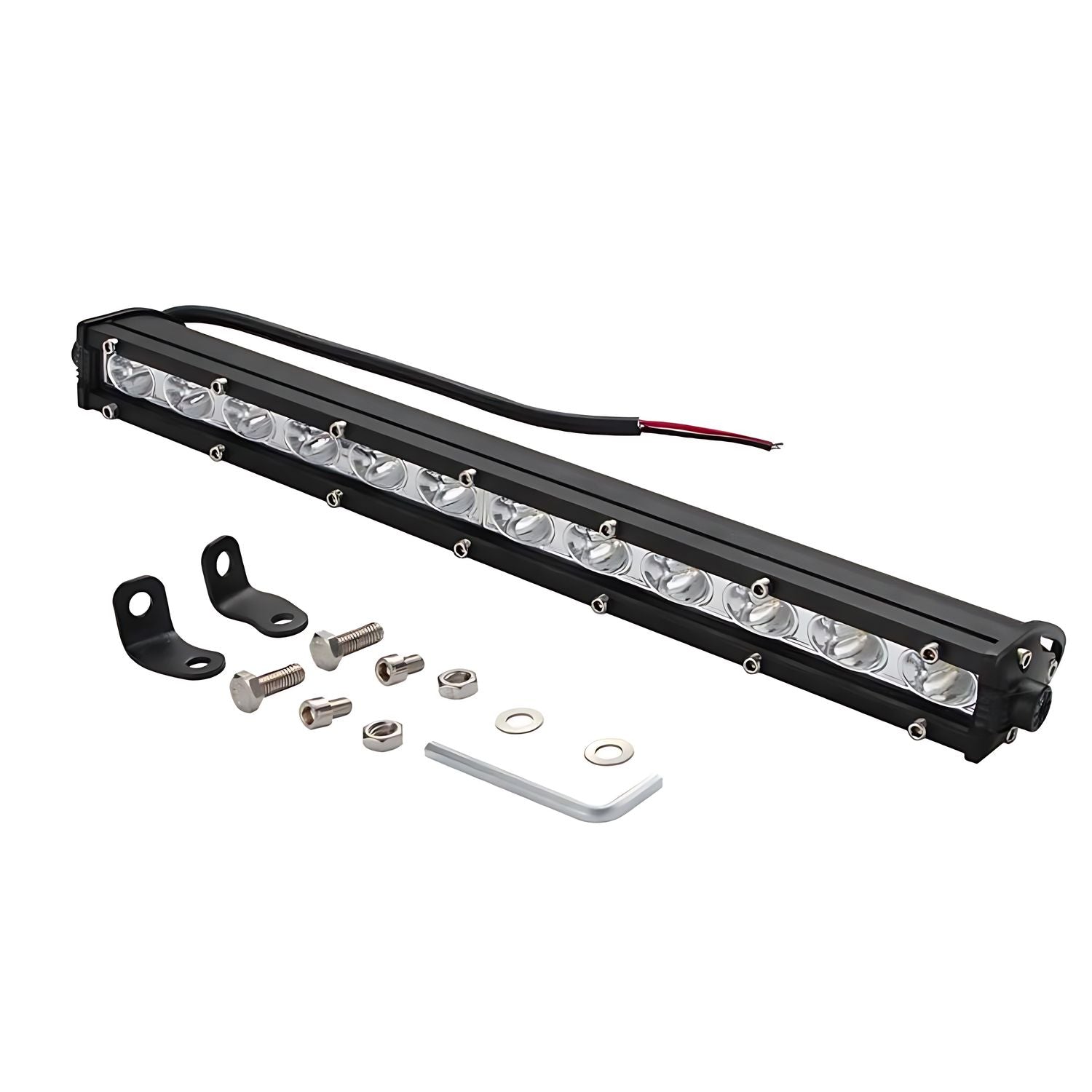 Barra Led Neblinero Recta Slim 72w para Auto 4x4 - 65 Cm