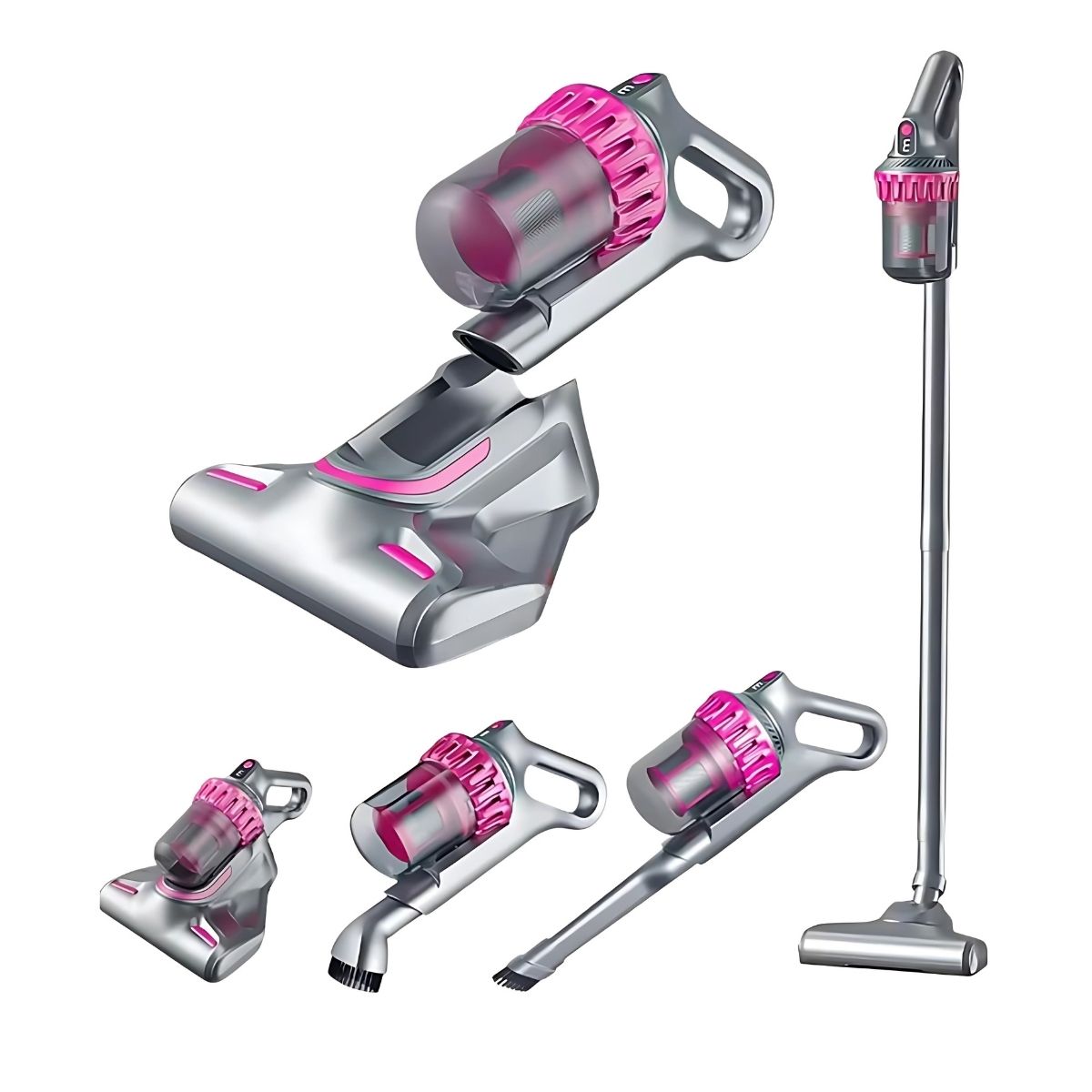 Aspiradora de Ácaros 4en1 Inalámbrica con Luz UV Portátil