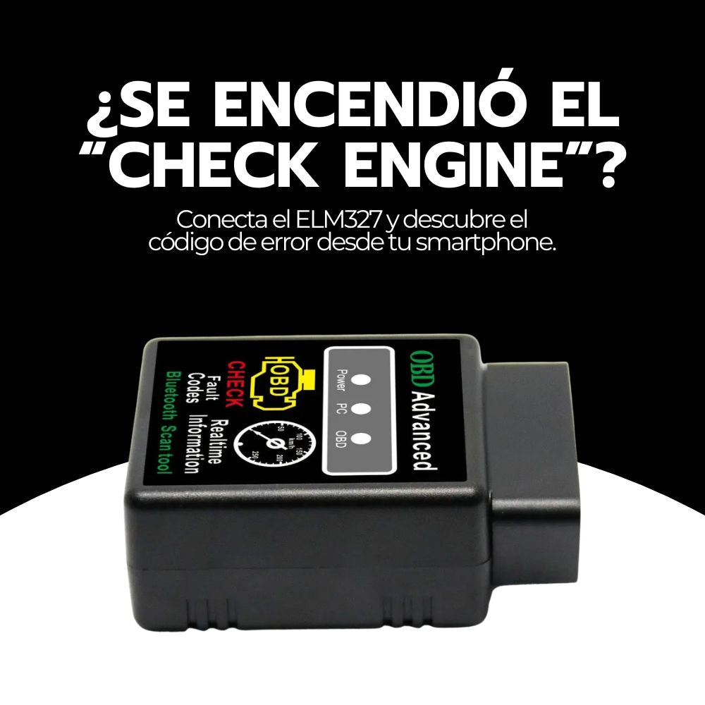 Scanner Auto ELM327 Bluetooth OBD2 Borra Check Engine
