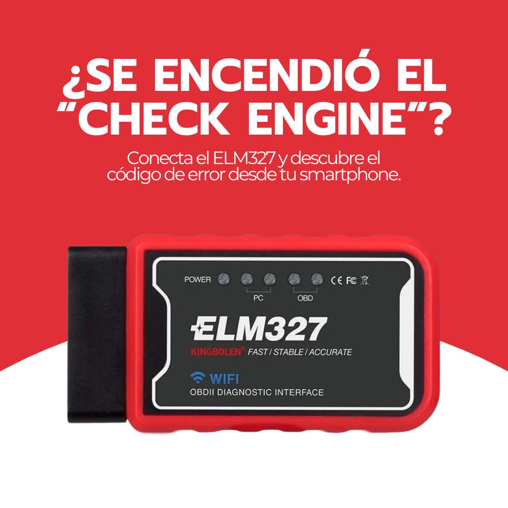 Escáner Automotriz Obd2 Wifi Elm327 Diagnóstico Auto