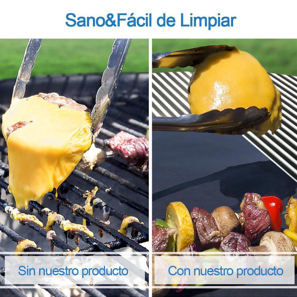 3 Set Laminas Para Parrilla Antiadherente Teflon Para Asados